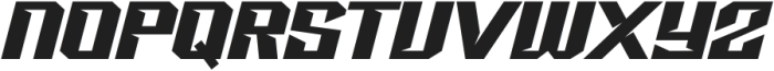 Racing Power Italic otf (400) Font LOWERCASE