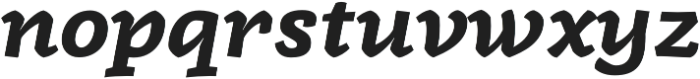 Radcliffe Bold Italic otf (700) Font LOWERCASE