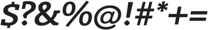 Radcliffe SemiBold Italic otf (600) Font OTHER CHARS