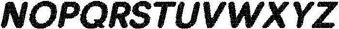 Radeil Rounded Disco Italic otf (400) Font UPPERCASE