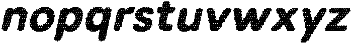 Radeil Rounded Disco Italic otf (400) Font LOWERCASE