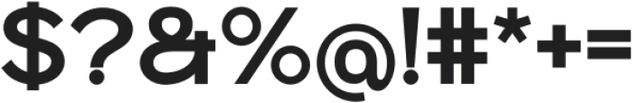 Radets Bold otf (700) Font OTHER CHARS
