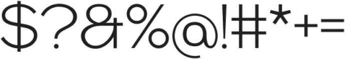 Radets Thin otf (100) Font OTHER CHARS