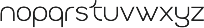Radets Thin otf (100) Font LOWERCASE