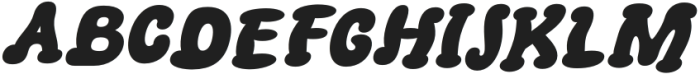 Radey Italic otf (400) Font UPPERCASE