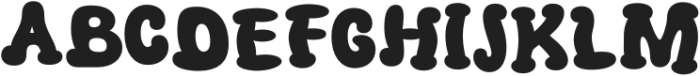 Radey-Regular otf (400) Font UPPERCASE