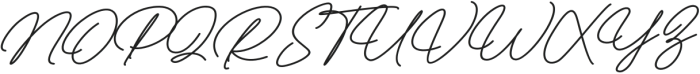 Radhion Signature otf (400) Font UPPERCASE