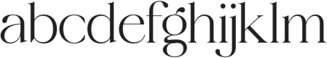 Radiant Charisma Regular ttf (400) Font LOWERCASE