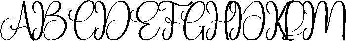 Radiant Regular otf (400) Font UPPERCASE