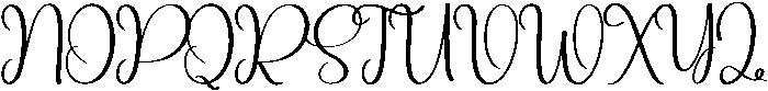 Radiant Regular otf (400) Font UPPERCASE