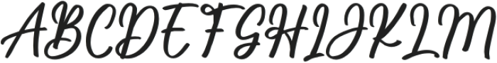 Radiant Signature otf (400) Font UPPERCASE