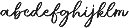 Radiant Signature otf (400) Font LOWERCASE