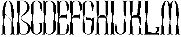 Radiation Structure Regular otf (400) Font UPPERCASE