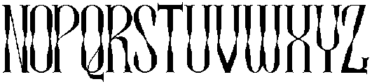 Radiation Structure Regular otf (400) Font UPPERCASE