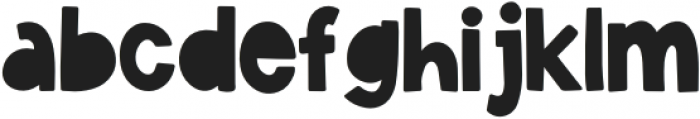 Radical Font - Filled Regular otf (400) Font LOWERCASE