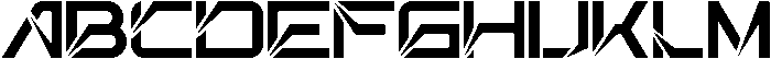 Radically Changed Regular otf (400) Font UPPERCASE