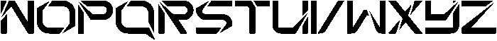 Radically Changed Regular otf (400) Font UPPERCASE