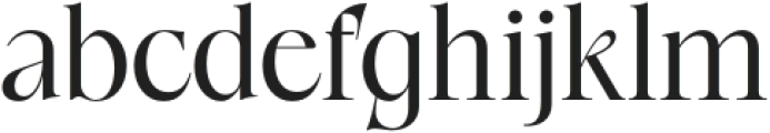 Radilen Aveline Regular otf (400) Font LOWERCASE