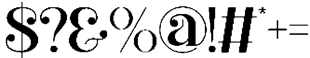 Radisa Regular otf (400) Font OTHER CHARS