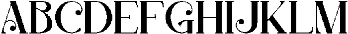 Radisa Regular otf (400) Font UPPERCASE