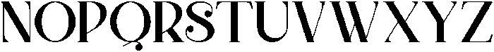 Radisa Regular otf (400) Font UPPERCASE
