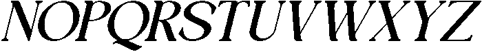 Radivelle Italic otf (400) Font UPPERCASE