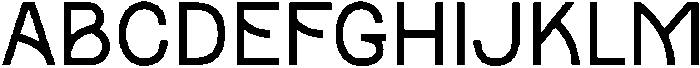 Radja Regular otf (400) Font UPPERCASE