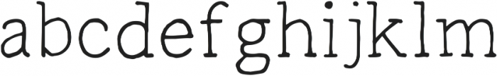 Radka ttf (400) Font LOWERCASE