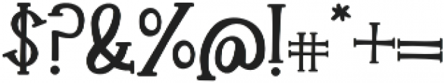 Raeberry Serif otf (400) Font OTHER CHARS
