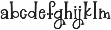 Raeberry Serif otf (400) Font LOWERCASE