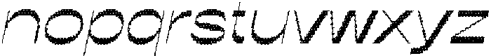 Raely Disco Italic otf (400) Font LOWERCASE