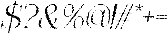 Raena Disco Italic otf (400) Font OTHER CHARS