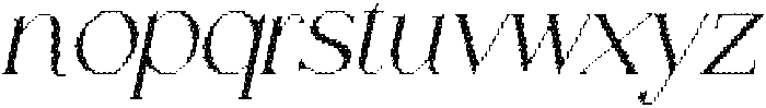 Raena Disco Italic otf (400) Font LOWERCASE