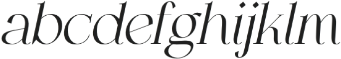 Raena Italic otf (400) Font LOWERCASE