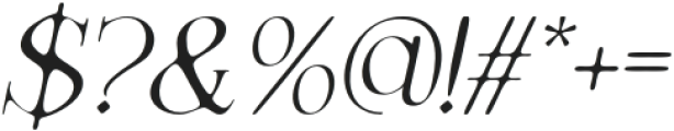 RaenaDrawn-Italic otf (400) Font OTHER CHARS