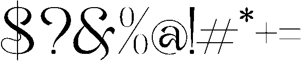 Rafailla otf (400) Font OTHER CHARS