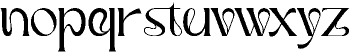 Rafailla otf (400) Font LOWERCASE