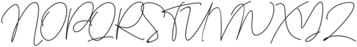 Rafferty Signature otf (400) Font UPPERCASE