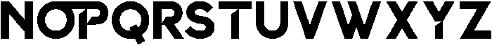 Rafhel  Regular otf (400) Font UPPERCASE