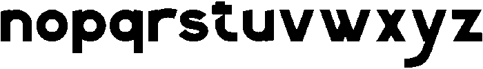 Rafhel  Regular otf (400) Font LOWERCASE