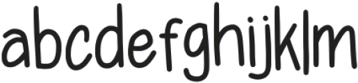 Rafiken Display Regular otf (400) Font LOWERCASE