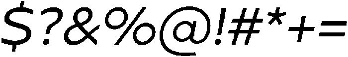 Rafine Book Italic otf (400) Font OTHER CHARS
