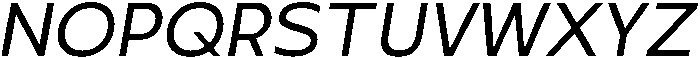 Rafine Book Italic otf (400) Font UPPERCASE
