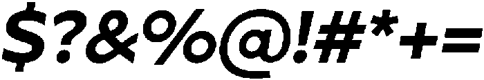 Rafine Extrabold Italic otf (700) Font OTHER CHARS
