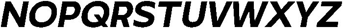 Rafine Extrabold Italic otf (700) Font UPPERCASE