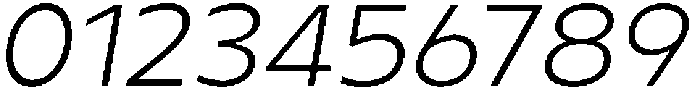Rafine Extralight Italic otf (200) Font OTHER CHARS