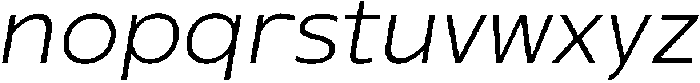 Rafine Extralight Italic otf (200) Font LOWERCASE