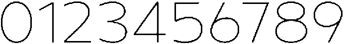 Rafine Thin otf (100) Font OTHER CHARS