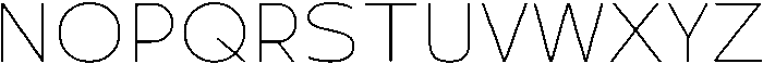 Rafine Thin otf (100) Font UPPERCASE