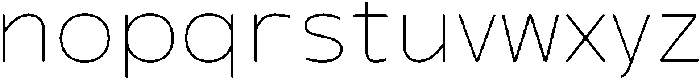 Rafine Thin otf (100) Font LOWERCASE